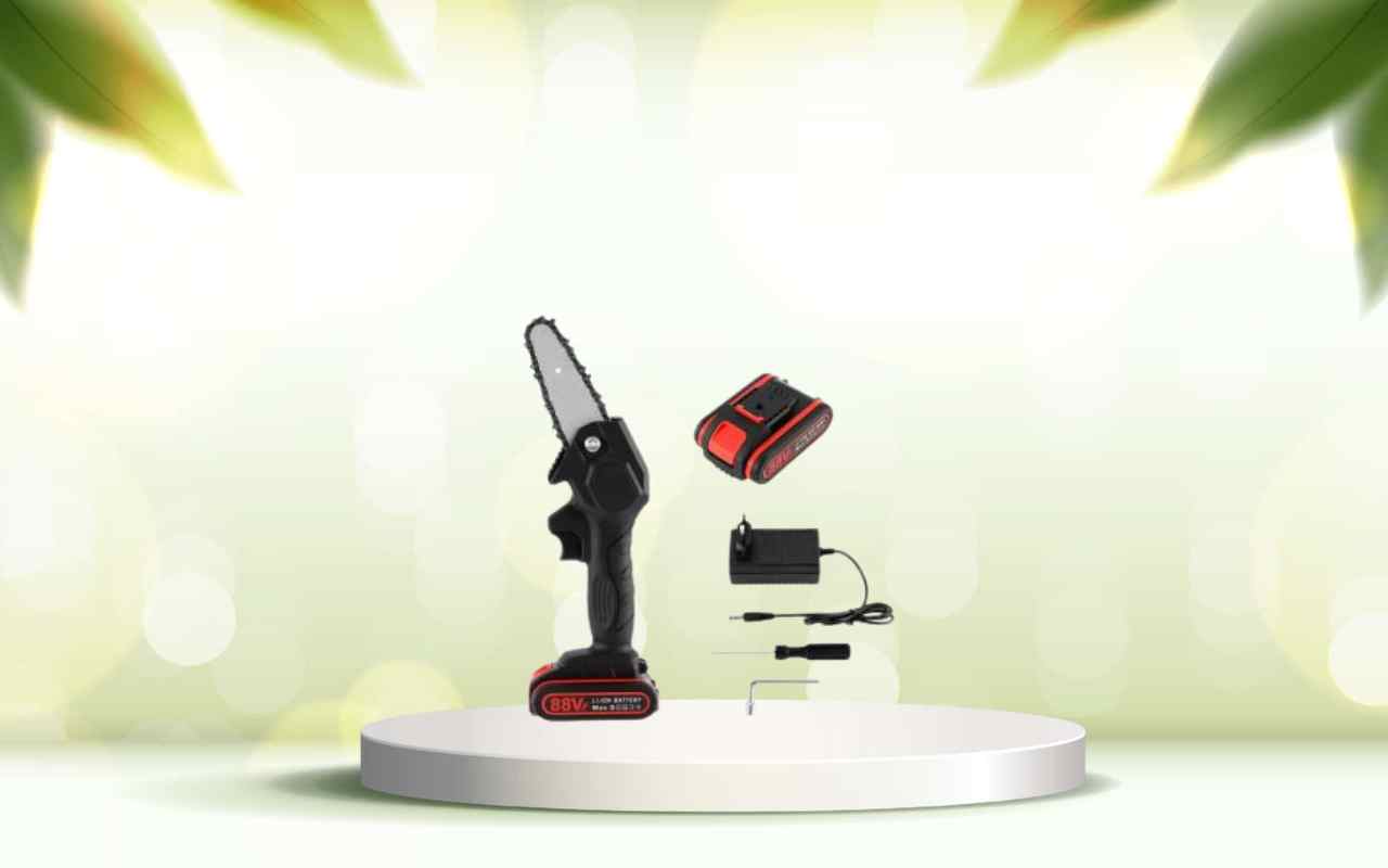 Rendi il giardinaggio facile: scopri la mini motosega a batteria per tagli perfetti